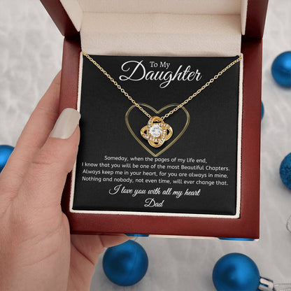 Dad to Daughter - Time - Love Knot Gift Set