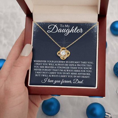 Dad to Daughter - Journey - Love Knot Gift Set