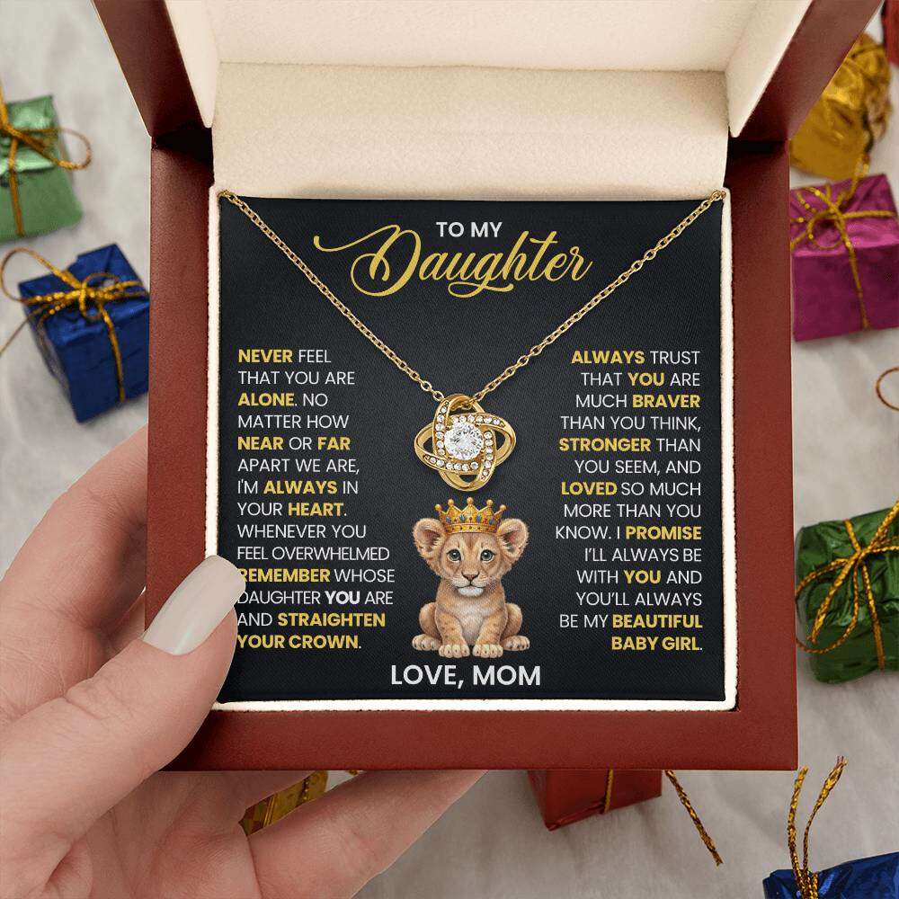 Give Love Gifts: Mom to Daughter - Crown - Love Knot Gift Set