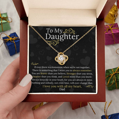 Dad to Daughter - My Heart - Love Knot Gift Set