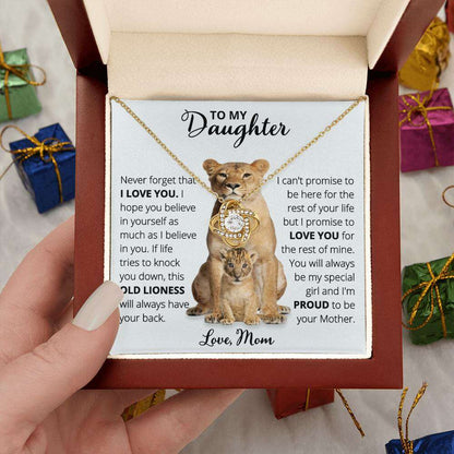 Give Love Gifts: Mom to Daughter - Believe - Love Knot Gift Set