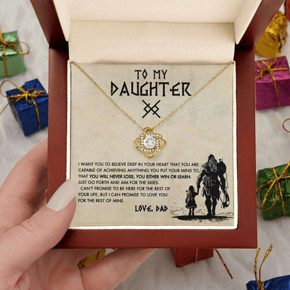 Give Love Gifts: Dad to Daughter - Capable - Love Knot Gift Set
