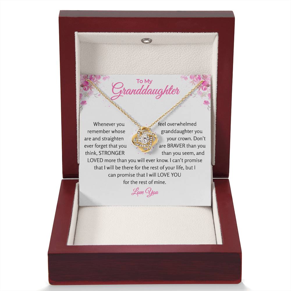 Granddaughter - Promise - Love Knot Gift Set