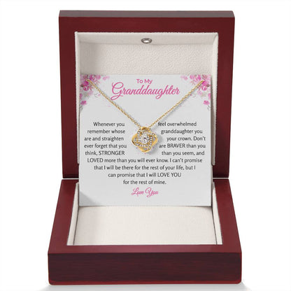 Granddaughter - Promise - Love Knot Gift Set