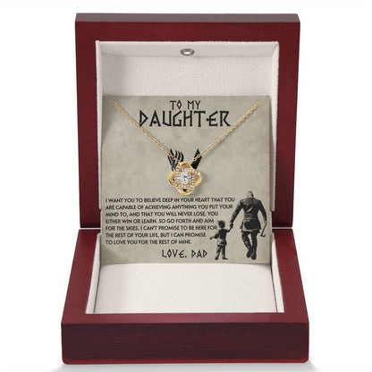 Dad to Daughter - Anything - Love Knot Gift Set