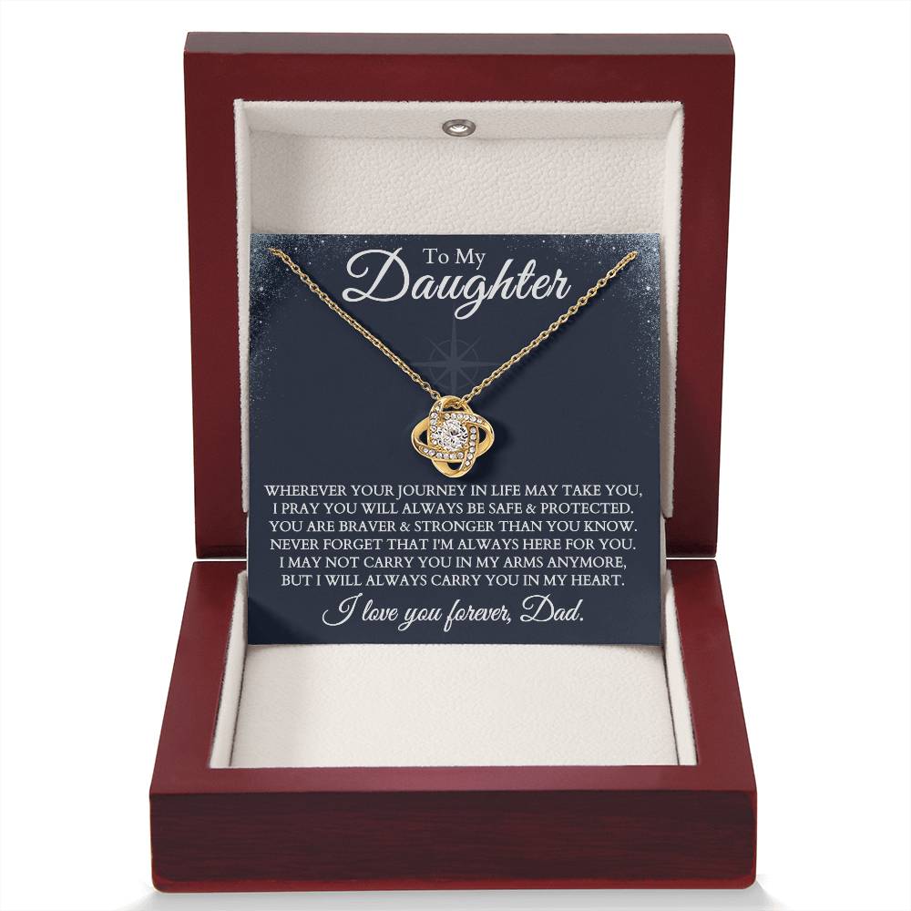 Dad to Daughter - Journey - Love Knot Gift Set
