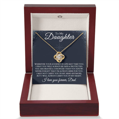 Dad to Daughter - Journey - Love Knot Gift Set