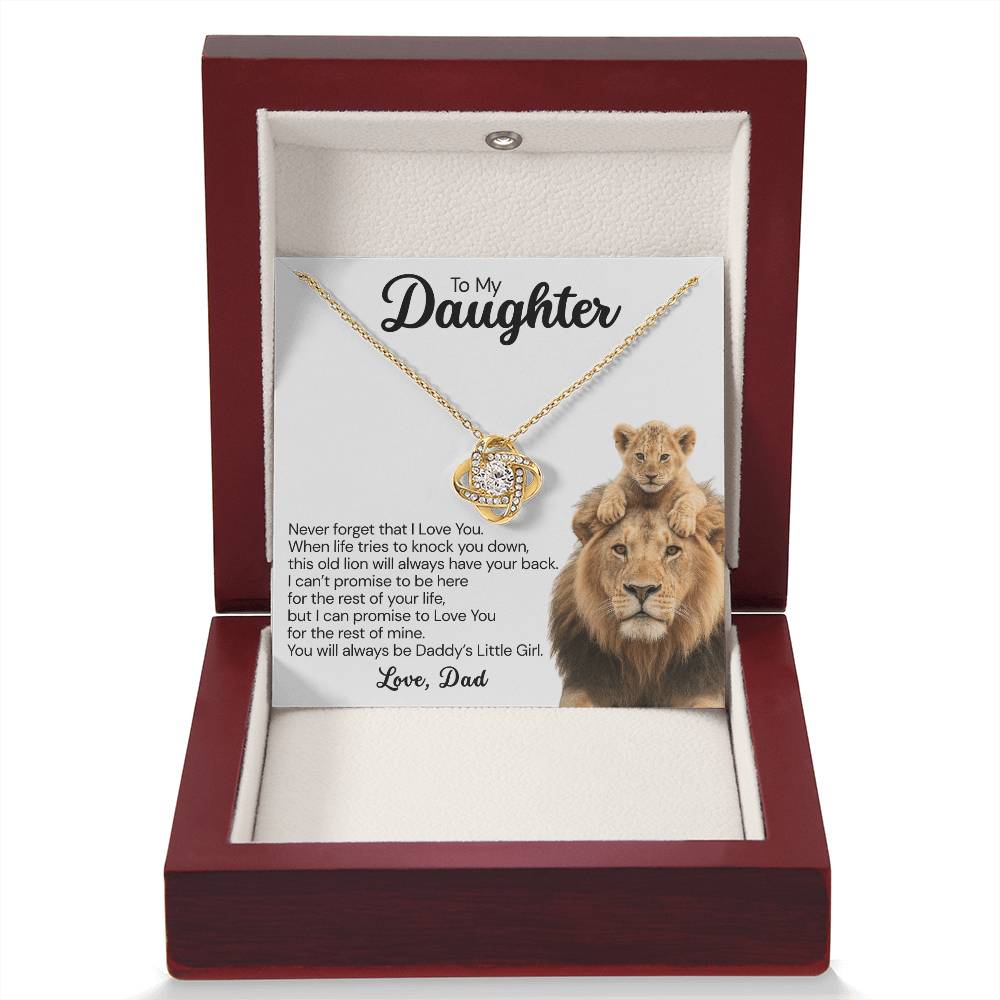 Dad to Daughter - Daddy's Girl - Love Knot Gift Set