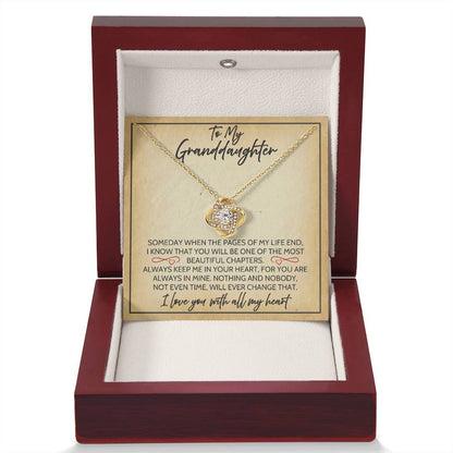 Granddaughter - Time - Love Knot Gift Set
