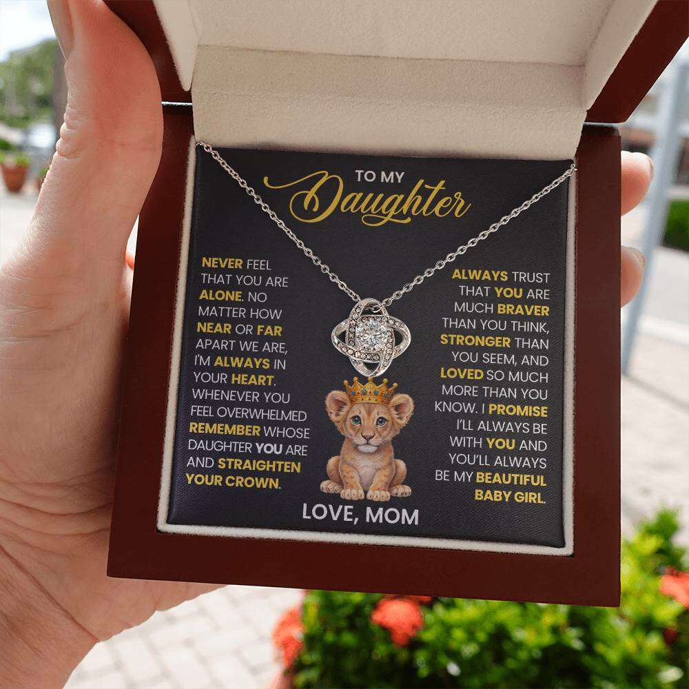 Give Love Gifts: Mom to Daughter - Crown - Love Knot Gift Set