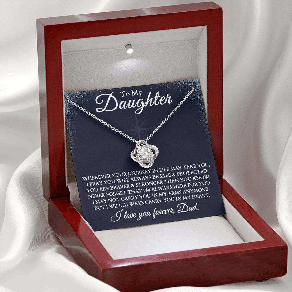 Dad to Daughter - Journey - Love Knot Gift Set