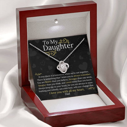 Dad to Daughter - My Heart - Love Knot Gift Set