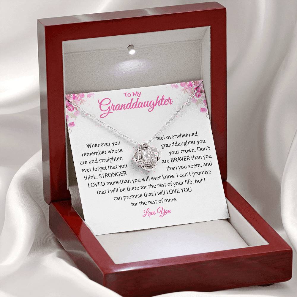 Granddaughter - Promise - Love Knot Gift Set