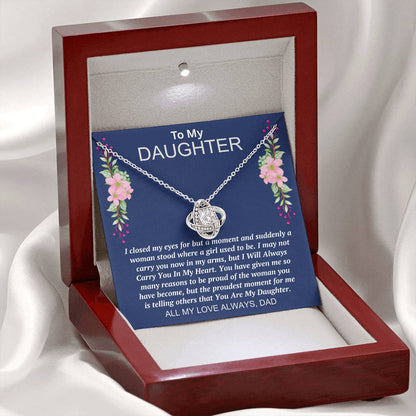 Dad to Daughter - My Eyes - Love Knot Gift Set