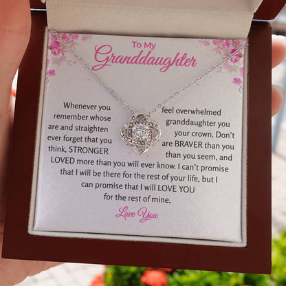 Granddaughter - Promise - Love Knot Gift Set