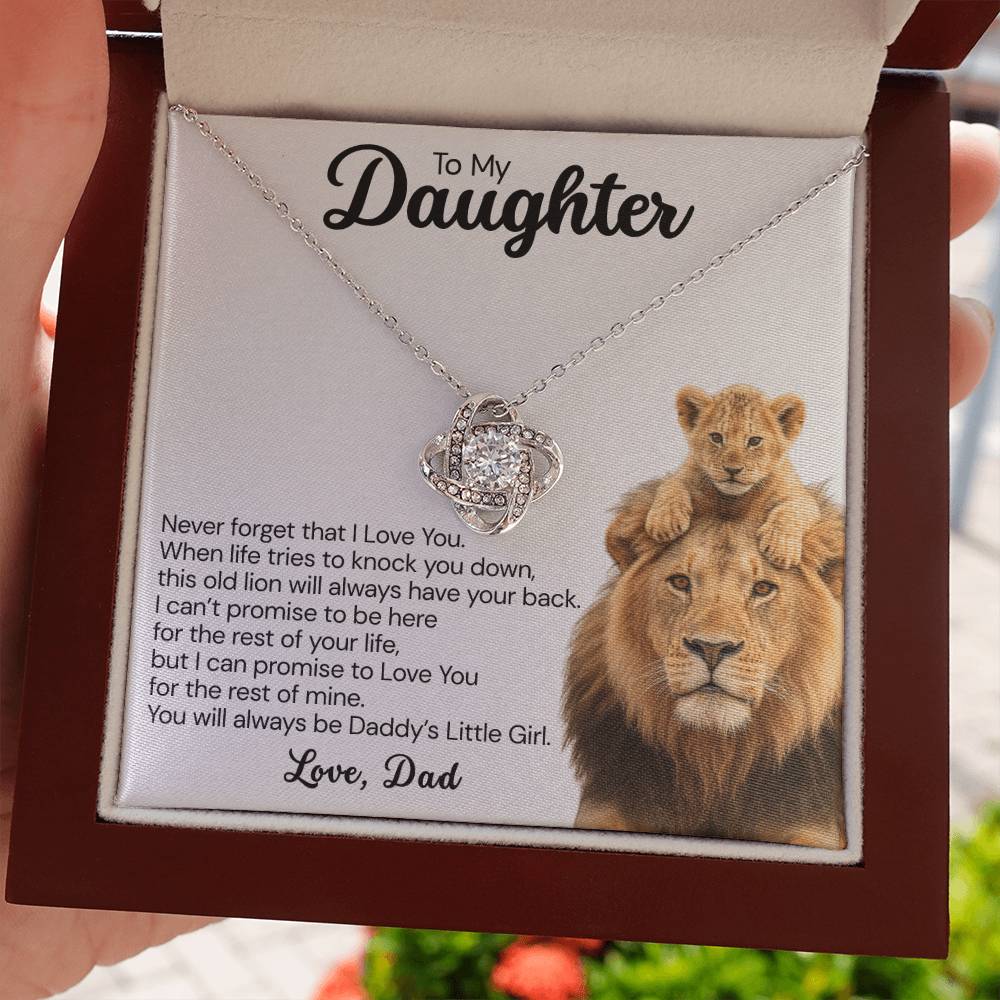 Dad to Daughter - Daddy's Girl - Love Knot Gift Set