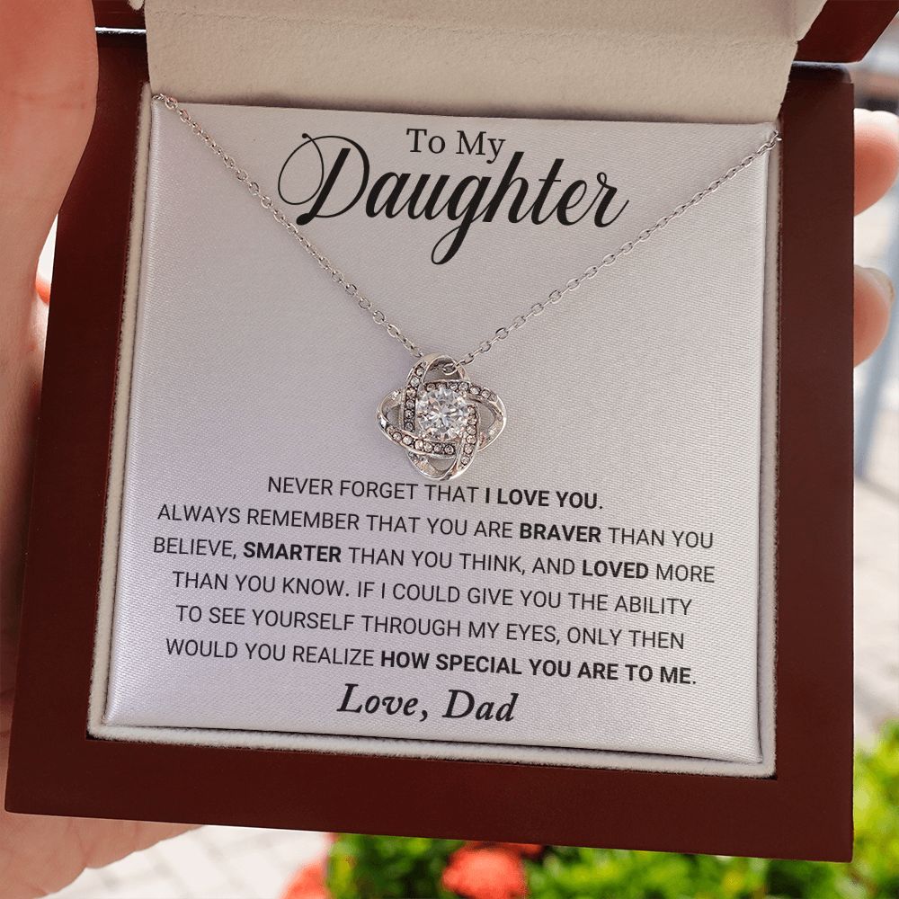 Dad to Daughter - Special - Love Knot Necklace