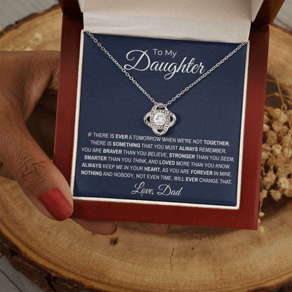 Give Love Gifts: Dad to Daughter - Loved - Love Knot Gift Set