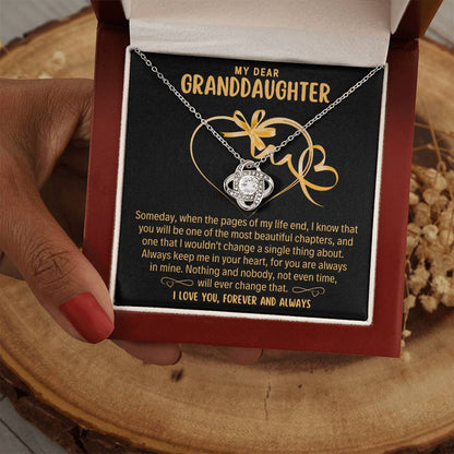 Granddaughter - Pages - Love Knot Gift Set