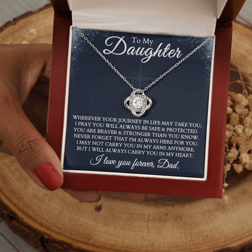 Dad to Daughter - Journey - Love Knot Gift Set