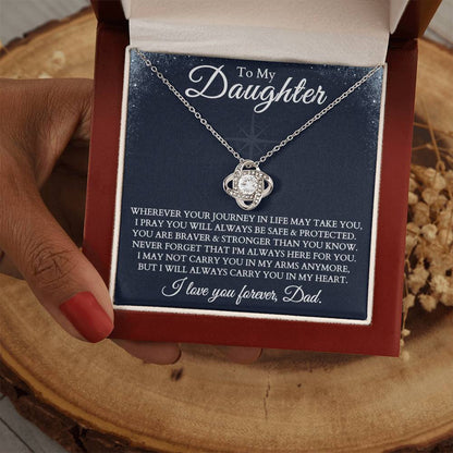 Dad to Daughter - Journey - Love Knot Gift Set