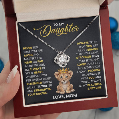 Mom to Daughter - Crown - Love Knot Gift Set