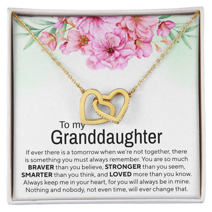 Granddaughter - Tomorrow - Interlocking Hearts Gift Set