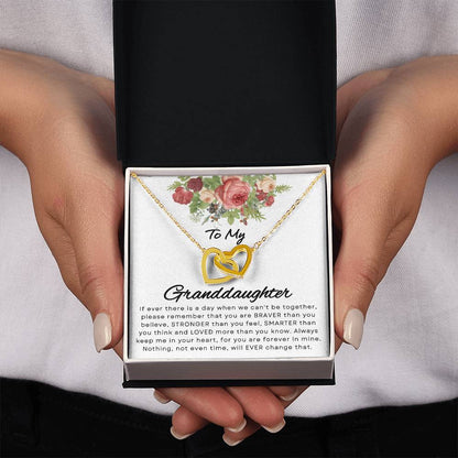 Granddaughter - If Ever - Interlocking Hearts Gift Set