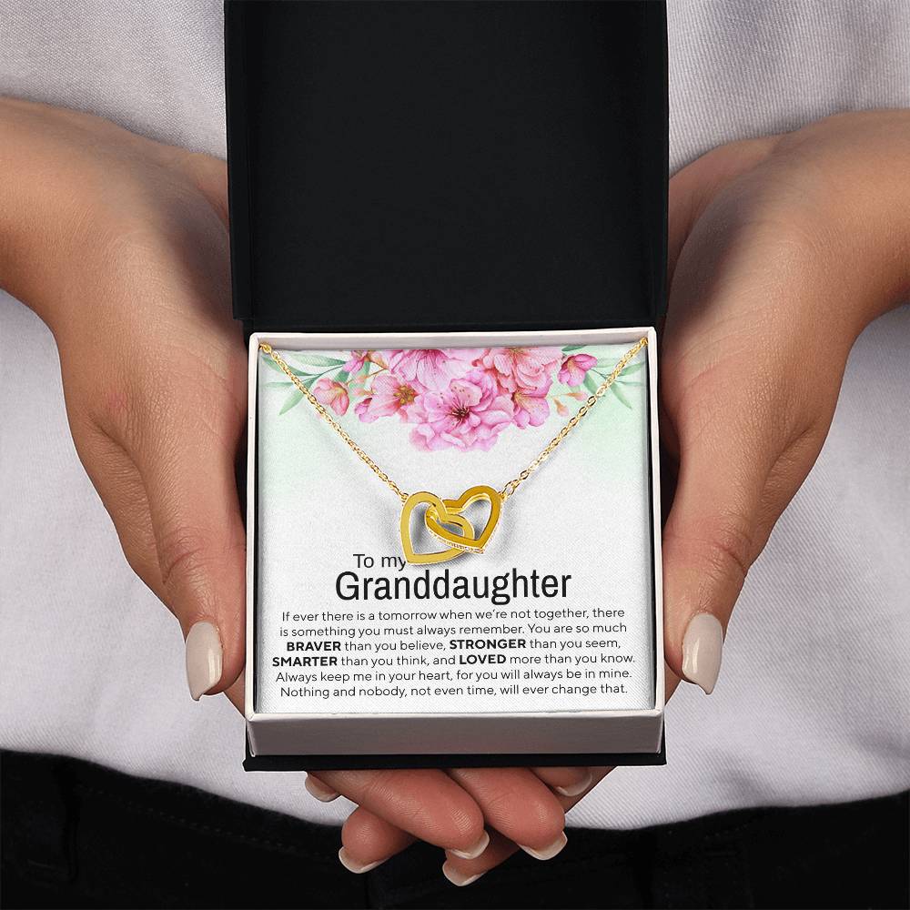 Granddaughter - Tomorrow - Interlocking Hearts Gift Set