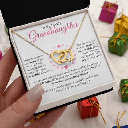 Granddaughter - Someday - Interlocking Hearts Gift Set
