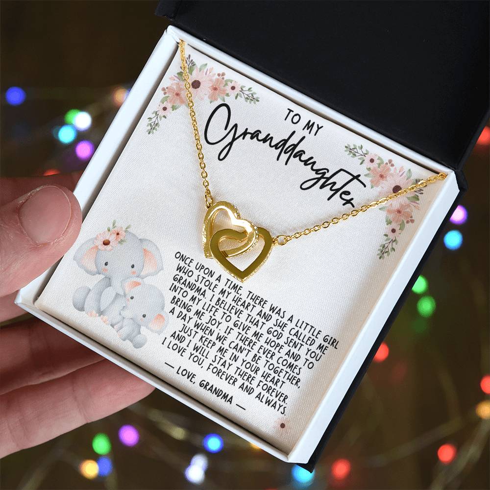 Granddaughter - Hope - Interlocking Hearts Gift Set