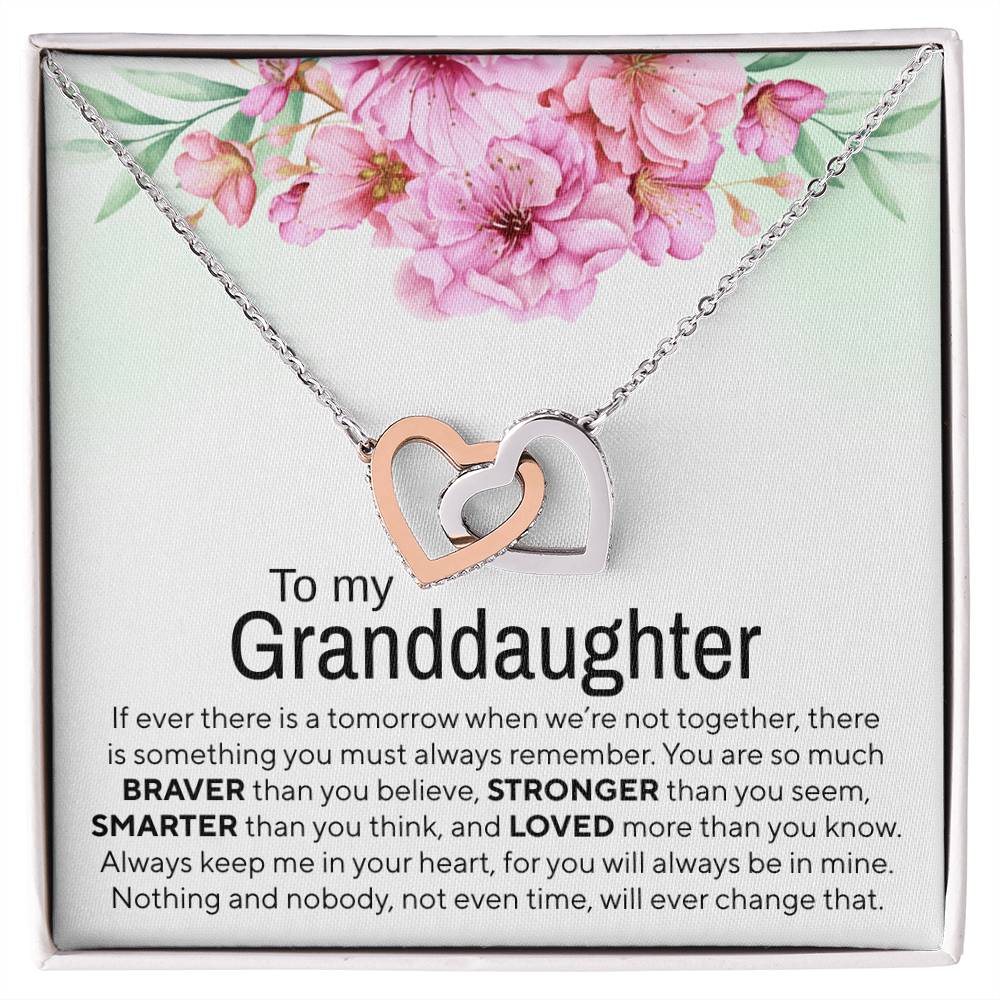 Granddaughter - Tomorrow - Interlocking Hearts Gift Set