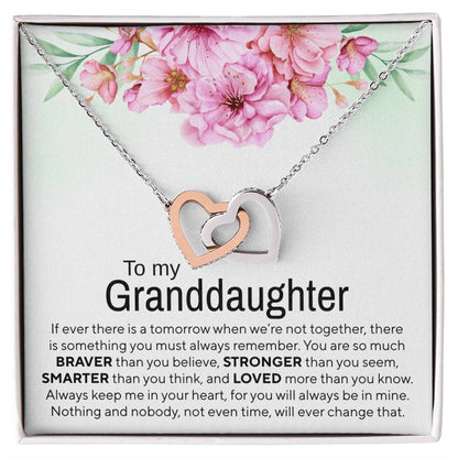 Granddaughter - Tomorrow - Interlocking Hearts Gift Set