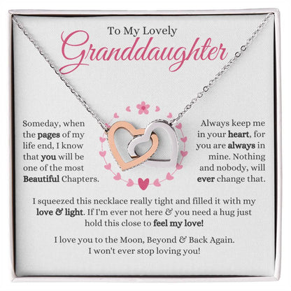 Granddaughter - Someday - Interlocking Hearts Gift Set