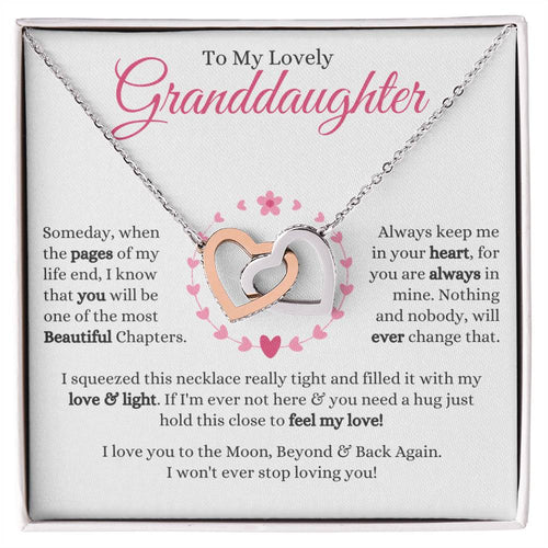 Granddaughter - Someday - Interlocking Hearts Gift Set