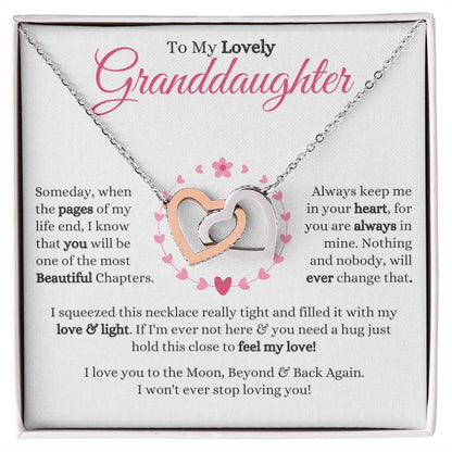 Granddaughter - Someday - Interlocking Hearts Gift Set