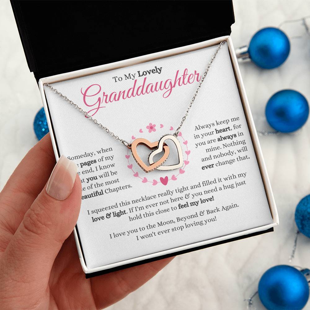 Granddaughter - Someday - Interlocking Hearts Gift Set