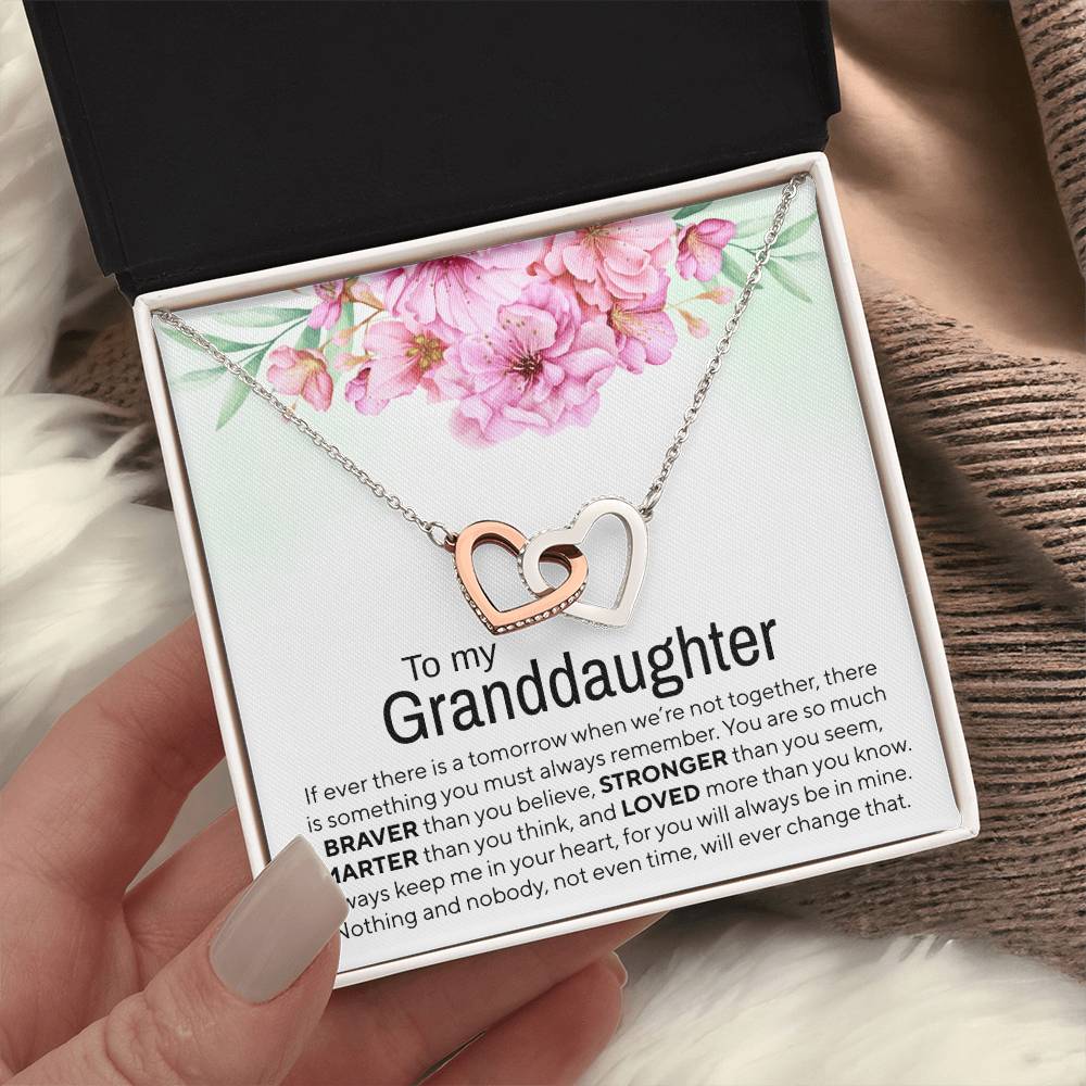 Granddaughter - Tomorrow - Interlocking Hearts Gift Set