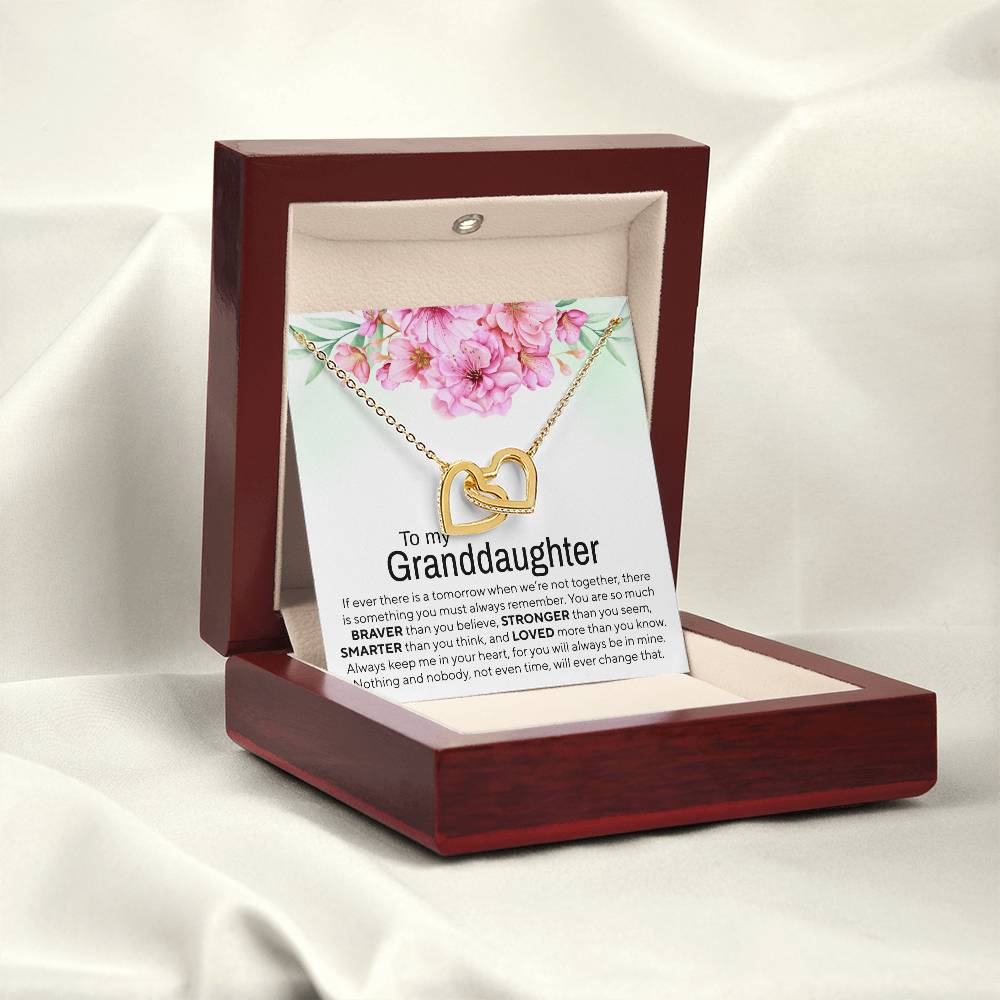 Granddaughter - Tomorrow - Interlocking Hearts Gift Set