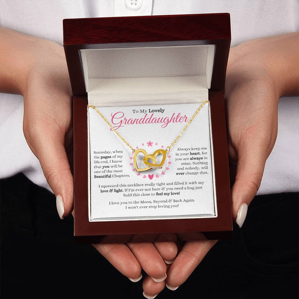 Granddaughter - Someday - Interlocking Hearts Gift Set