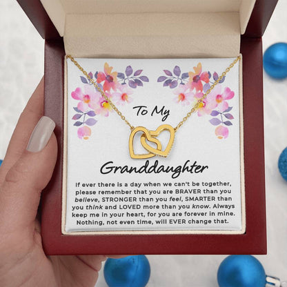 Granddaughter - Loved - Interlocking Hearts Gift Set