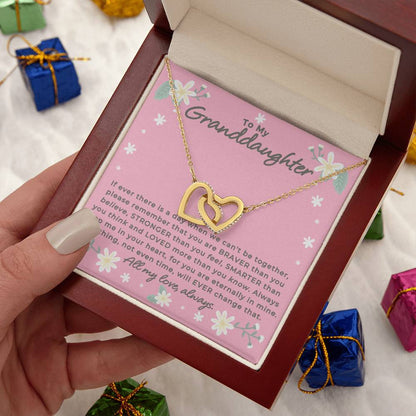 Granddaughter - Remember - Interlocking Hearts Gift Set