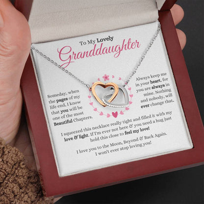 Granddaughter - Someday - Interlocking Hearts Gift Set