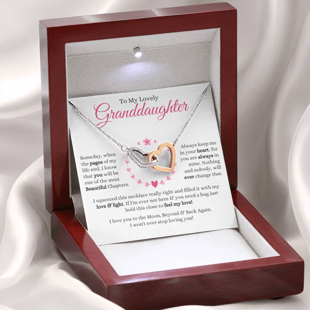 Granddaughter - Someday - Interlocking Hearts Gift Set