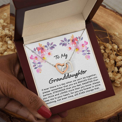 Granddaughter - Loved - Interlocking Hearts Gift Set