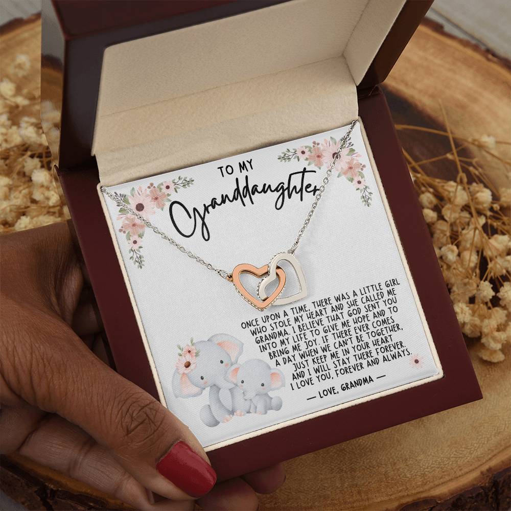 Granddaughter - Hope - Interlocking Hearts Gift Set