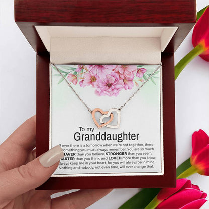 Granddaughter - Tomorrow - Interlocking Hearts Gift Set