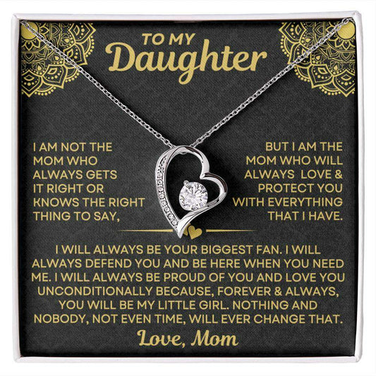Give Love Gifts: Mom to Daughter - Always - Forever Love Gift Set: 14K White / Two-Tone Standard