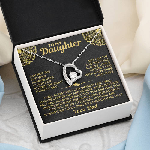 Dad to Daughter - Always - Love Knot Necklace dtd015