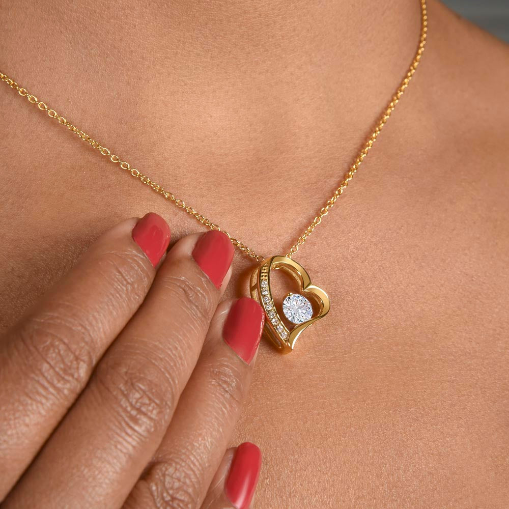 Mom to Daughter - Always - Love Knot Necklace mtd015
